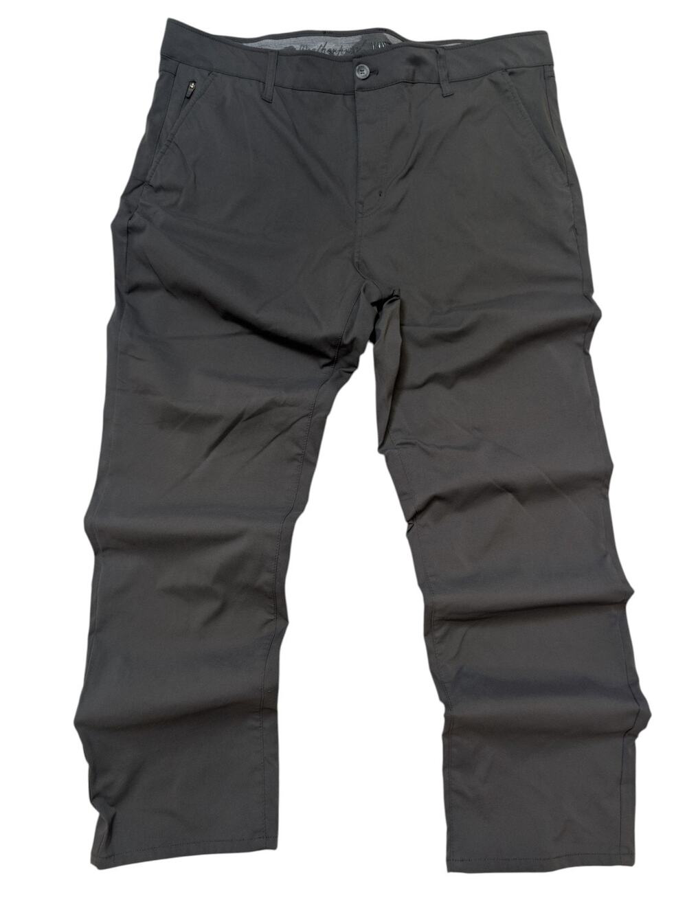 Original Weatherproof Vintage Men's Performance Tech Pants Dark Gray Size 38x30